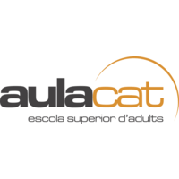 Logotipo Aulacat. Escola Superior d'adults